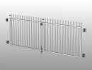double gate picket top