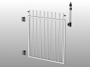 pool gate picket top